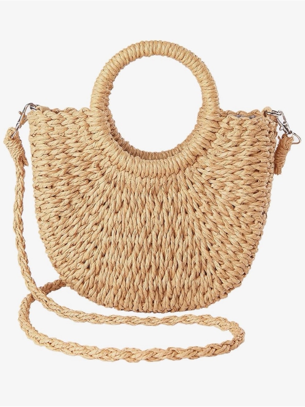 Abercrombie & Fitch Raffia Straw Purse